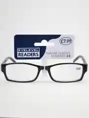 Готовые очки для чтения EYELEVEL Alfie Black Readers
