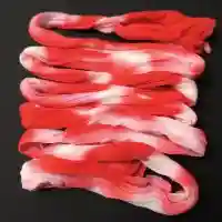 Коралловый цветной капрон для рукоделия