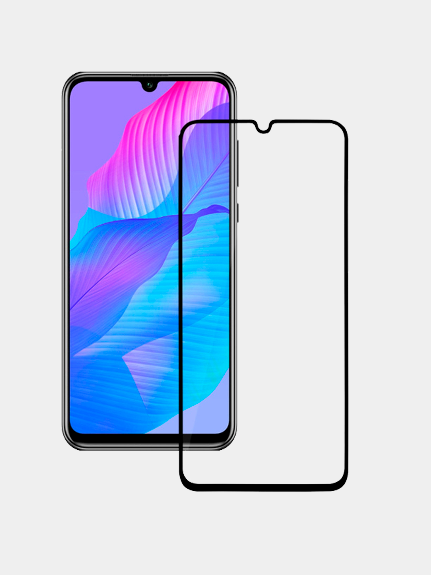 Защитное стекло 9D для Huawei Y8P Полное покрытие купить по цене 19 ₽ в  интернет-магазине KazanExpress