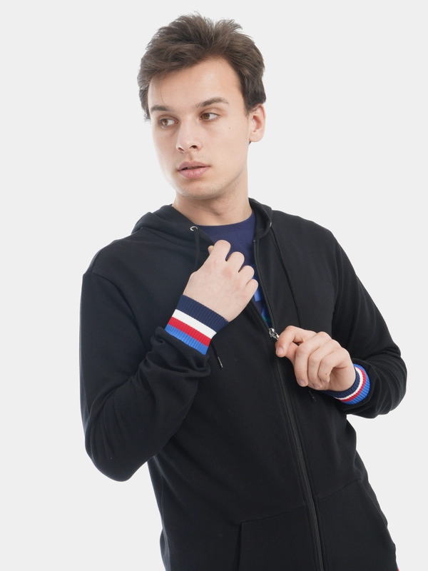 Толстовка мужская Asics Logo Sweat FZ Hoodie, олимпийка на молнии