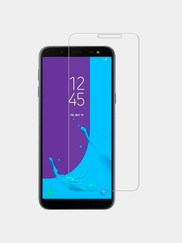 Прочное стекло 2D на Samsung Galaxy J6 2018