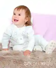 Белый костюм "Golden Kids Art" детский на пуговицах от 0м до 2лет