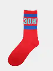 Красный женские носки с надписями, разные цвета