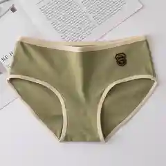 Зеленый трусы женские хлопковые