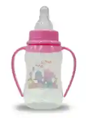 Бутылочка Baby Land 150мл с колпачком-игрушкой, силиконовой классической соской