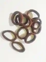 Белый резинка для волос