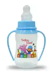 Бутылочка Baby Land 150мл с колпачком-игрушкой, силиконовой анатомической соской