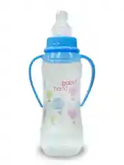 Бутылочка Baby Land 240мл с колпачком-игрушкой, силиконовой анатомической соской