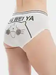 Серый трусы женские хлопопковые