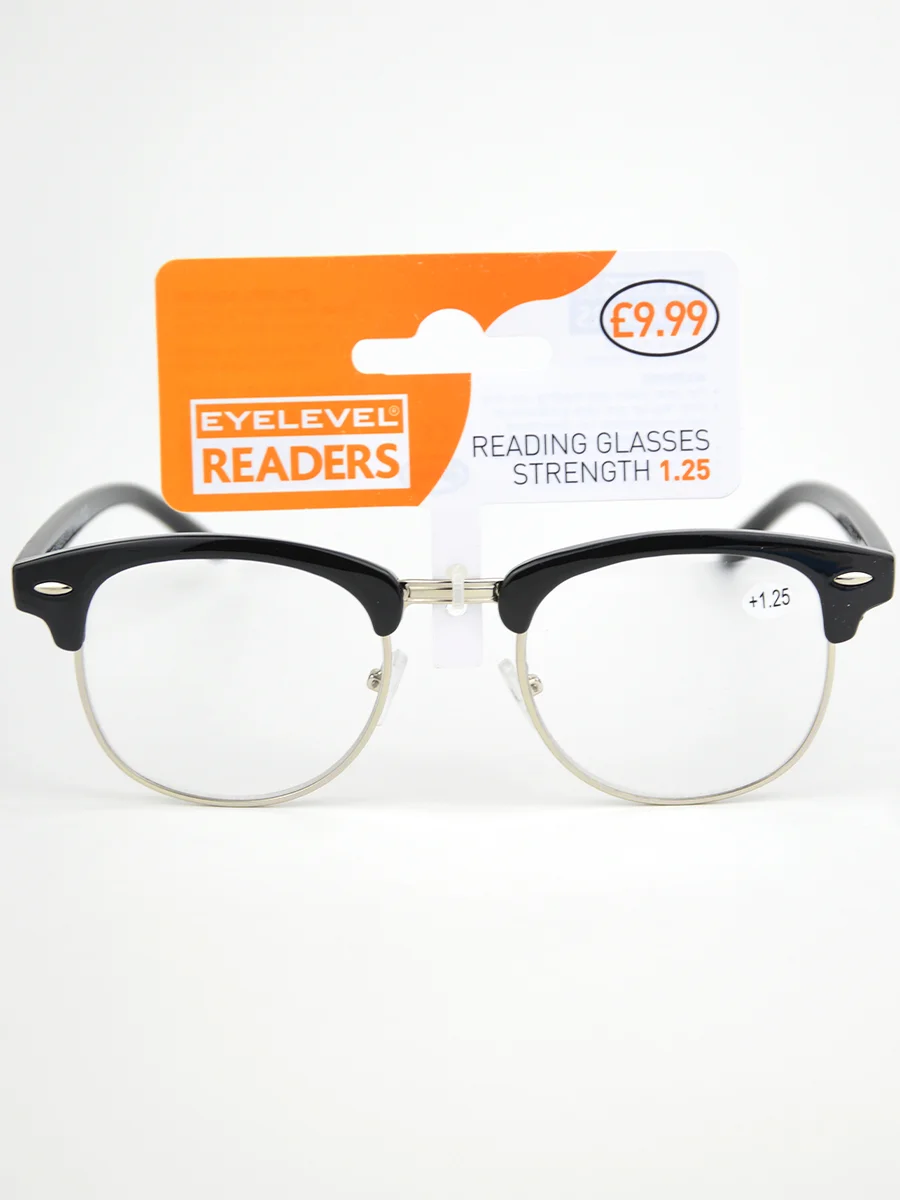Очки для чтения EYELEVEL ALBANY BLACK READER, готовые