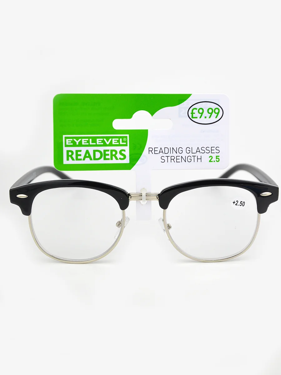 Очки для чтения EYELEVEL ALBANY BLACK READER, готовые