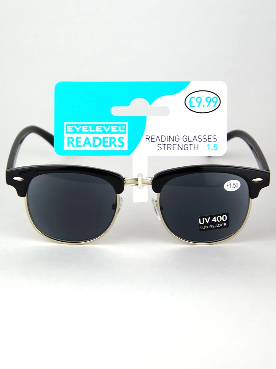 Очки для чтения c солнцезащитными линзами Eyelevel Albany Black Sun Reader