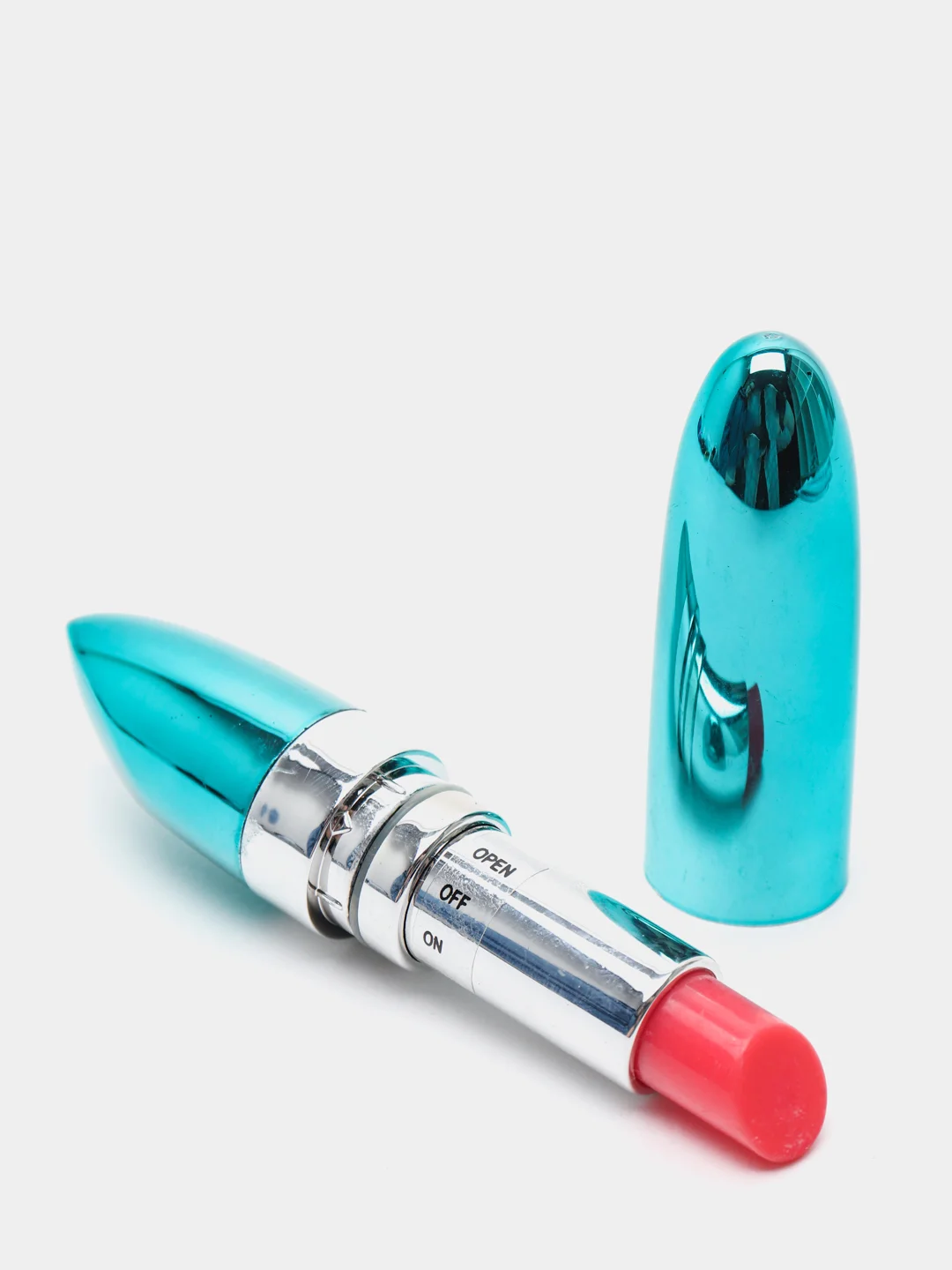 Голубой мини вибратор Помада g-spot для вагинальной и клиторальной стимуляции