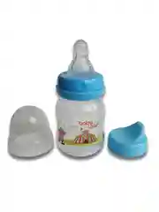 Голубой бутылочка Baby Land "2в1" 80мл с насадкой-поильником и силиконовой классической соской