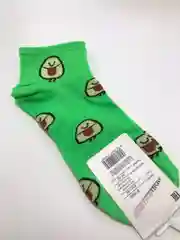 Лайм носки с принтом авокадо