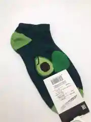 Зеленый носки с принтом авокадо