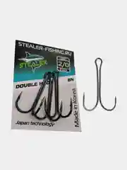 Двойной крючок STEALER DOUBLE HOOK (black nickel)