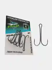 Двойной крючок STEALER DOUBLE HOOK (black nickel)