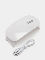 LED лампа для ногтей, сушки гель-лака SUNMINI 6W портативная
