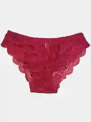 Фуксия трусы женские молодежные  с кружевом