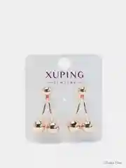 Серьги-гвоздики 2 в 1 Xuping