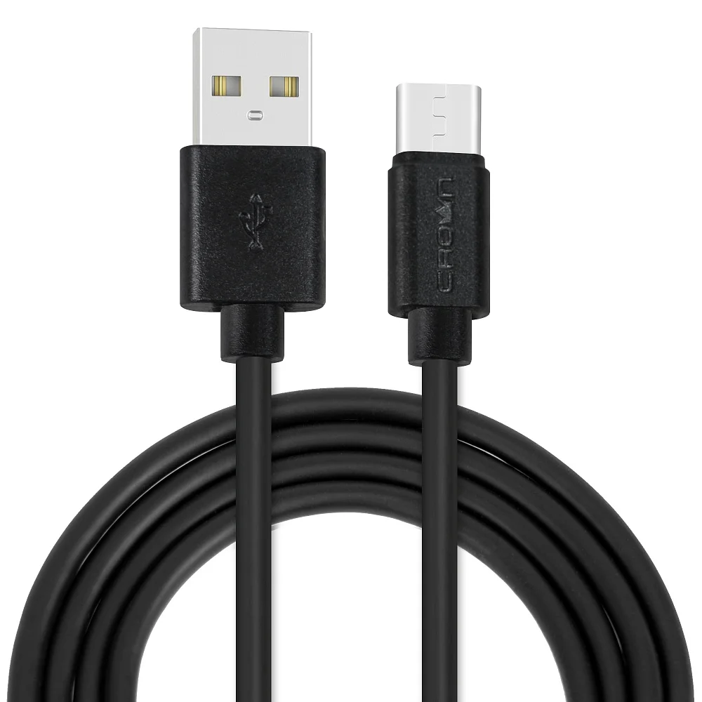 Черный кабель USB - USB Type-C Crown CMCU-3012C