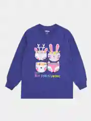 Темно-синий джемпер для девочки 3-6 лет, 2 цвета