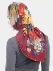 Багровый платок Шелковый
