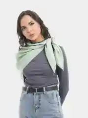 Лайм платок однотонный, 3D рисунок