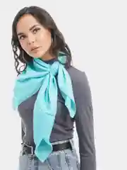 Платок однотонный, 3D рисунок