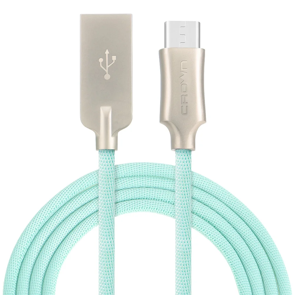 Голубой кабель USB - USB Type-C Crown CMCU-3132C