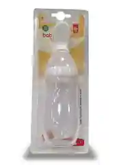 Бутылочка Baby Land 125мл силиконовая с ложкой