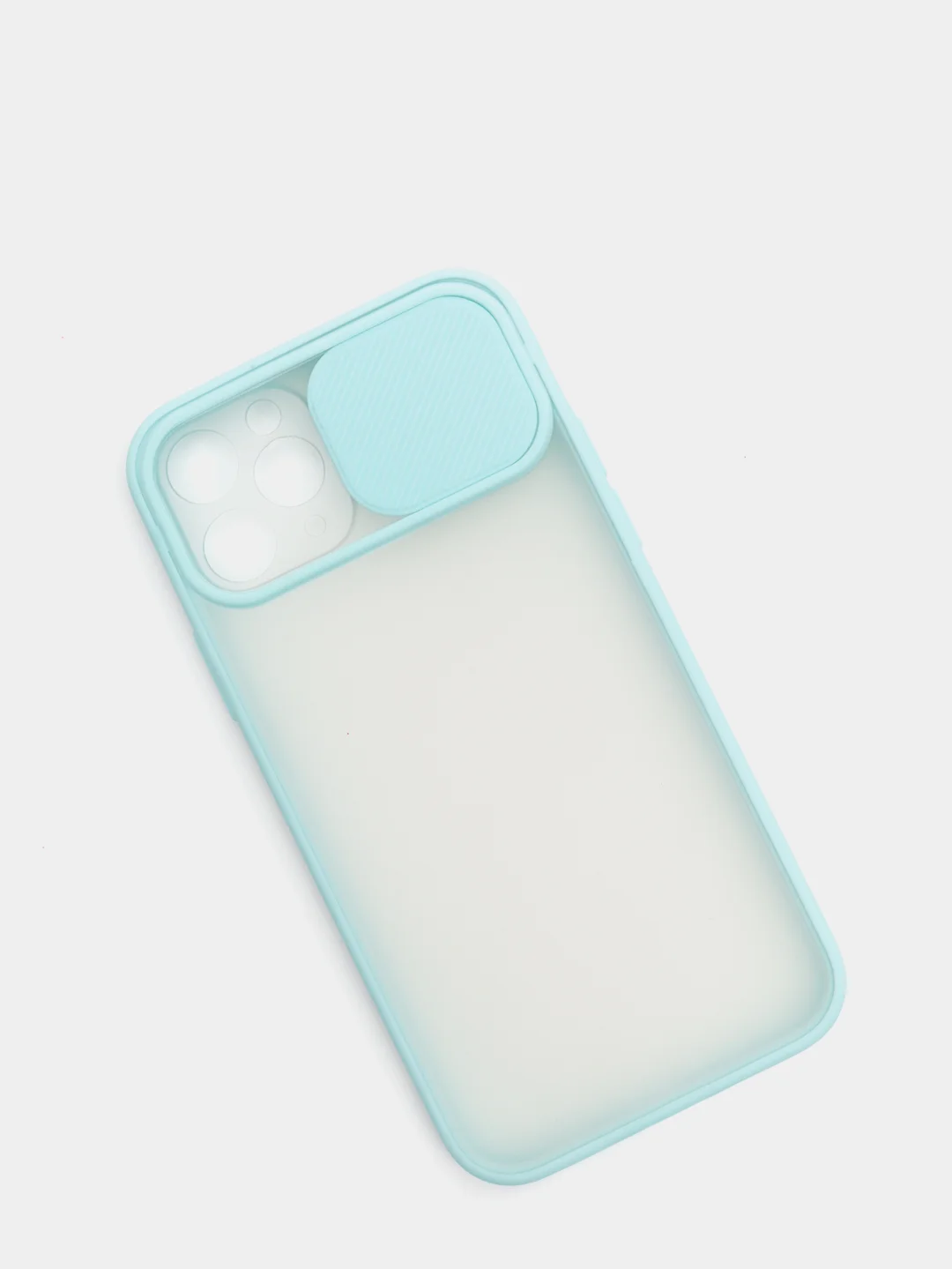 Небесно-голубой чехол с защитой для камеры на iPhone (Айфон) 6 Plus, 7, XS, 11 Pro Max, 12 mini, 13 Pro