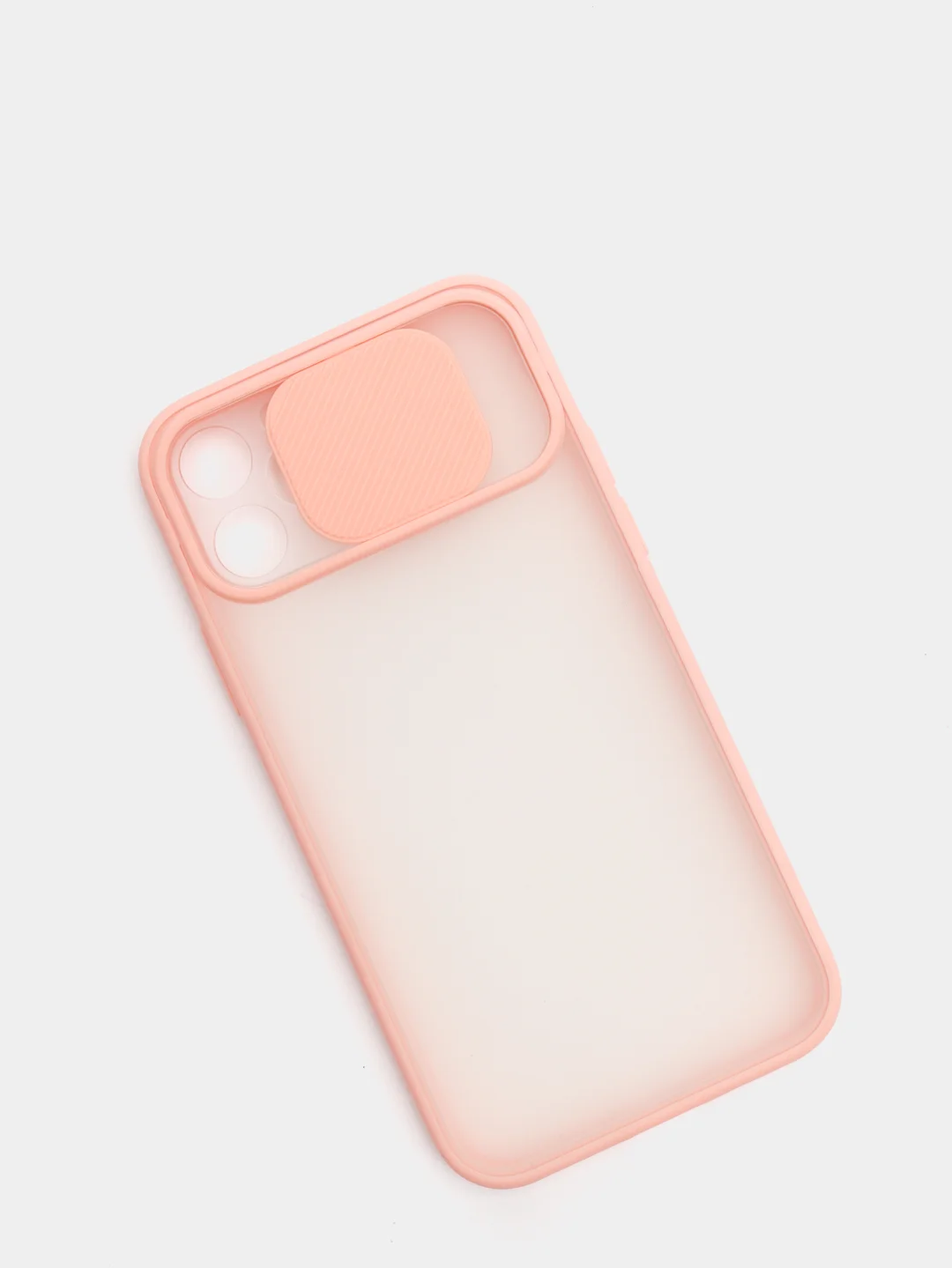 Коралловый меланж чехол с защитой для камеры на iPhone (Айфон) 6 Plus, 7, XS, 11 Pro Max, 12 mini, 13 Pro
