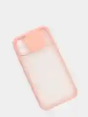 Коралловый меланж чехол с защитой для камеры на iPhone (Айфон) 6 Plus, 7, XS, 11 Pro Max, 12 mini, 13 Pro