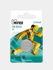 Батарейка литиевая Mirex CR 2032, 3V