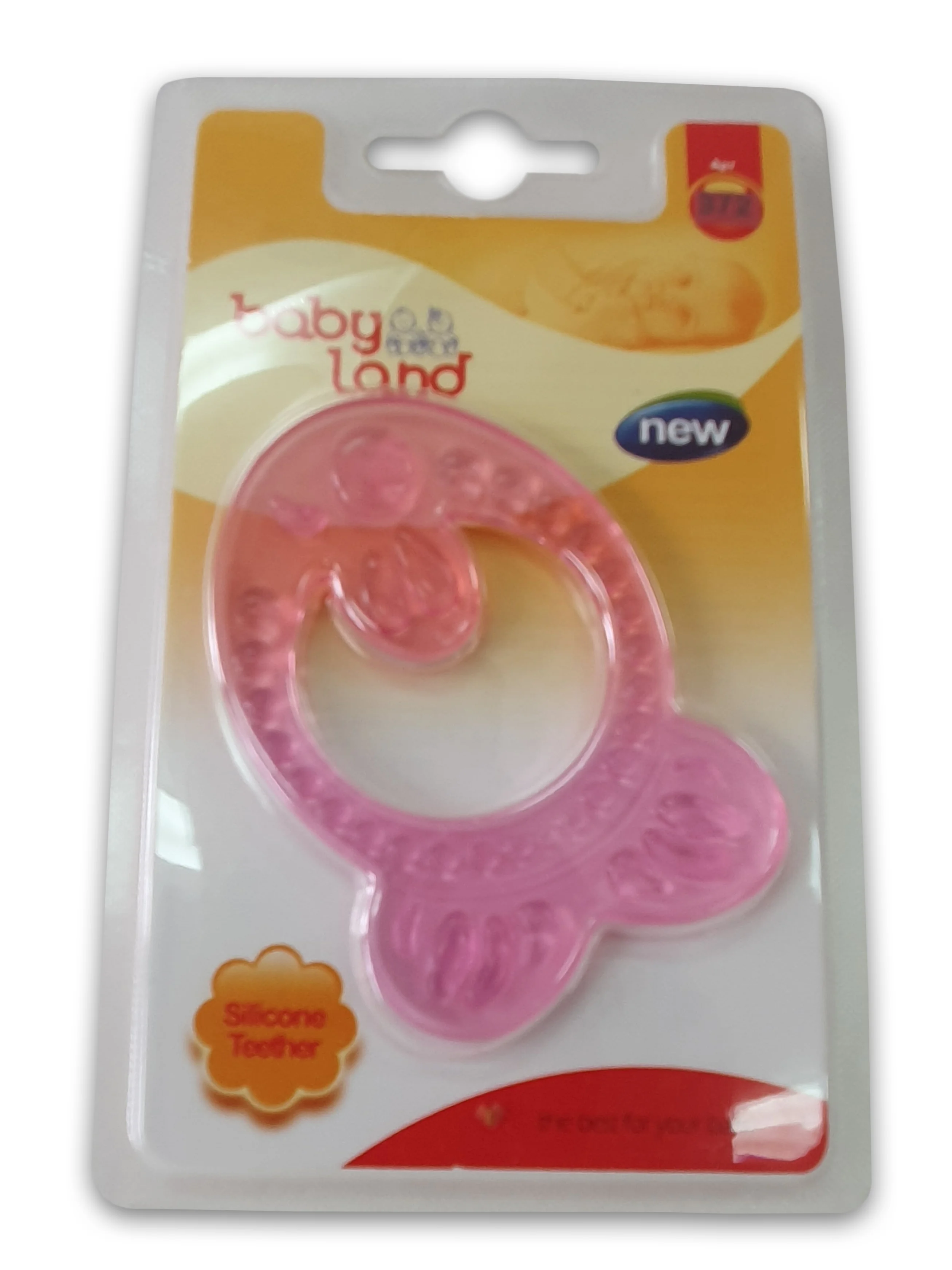 Прозрачный прорезыватель Baby Land силиконовый Рыбка