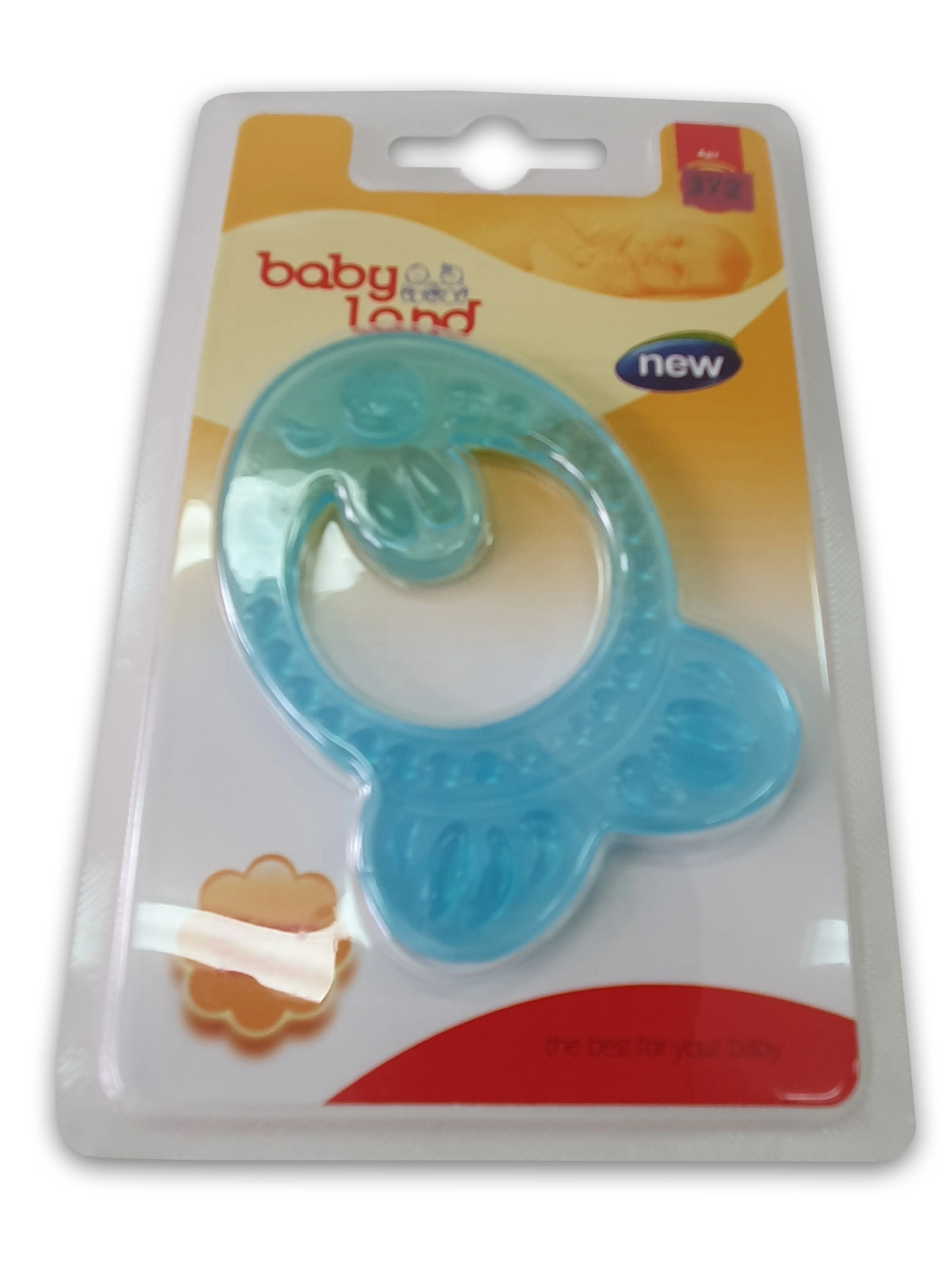 Прозрачный прорезыватель Baby Land силиконовый Рыбка