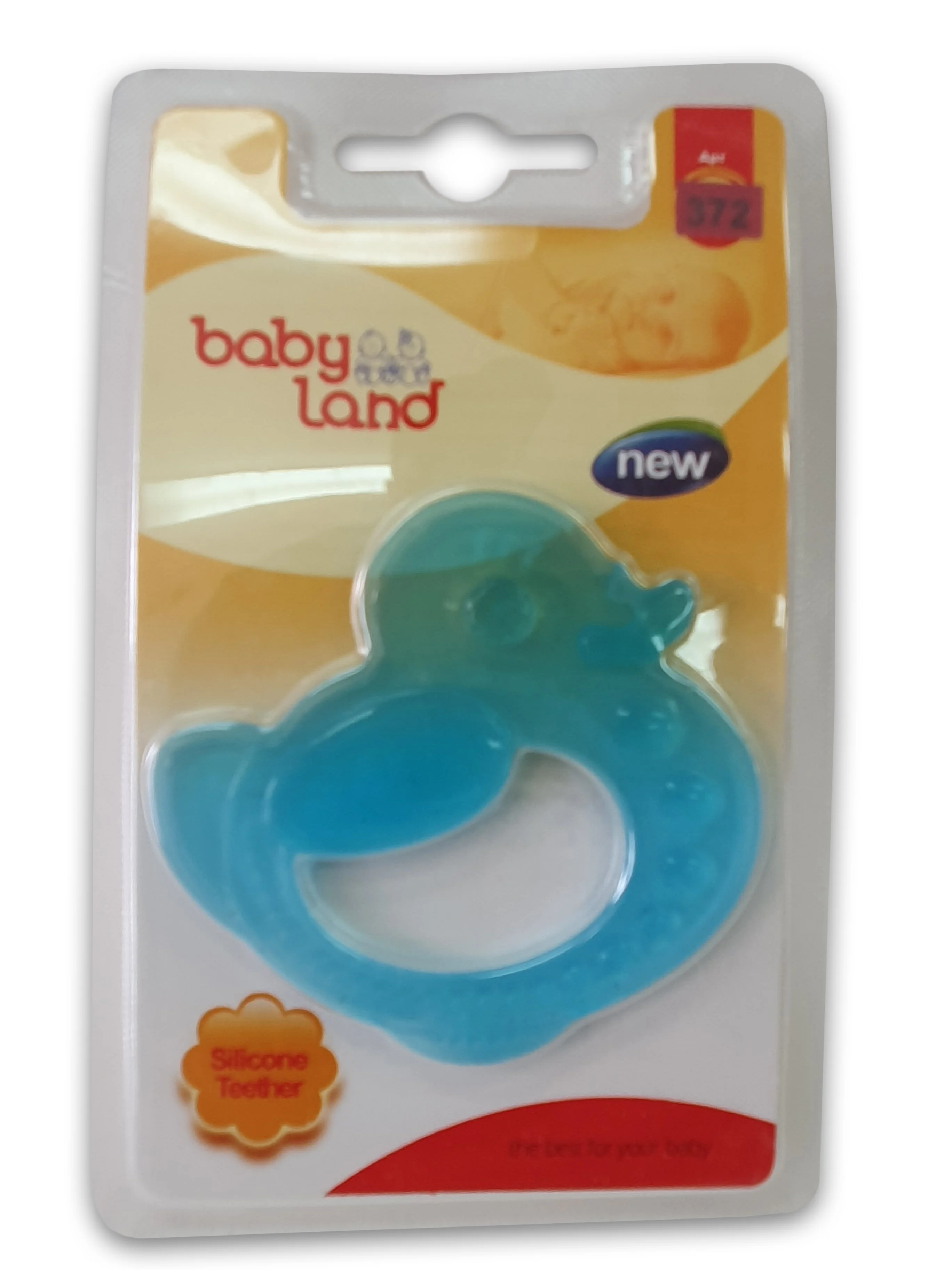 Прорезыватель Baby Land силиконовый Уточка