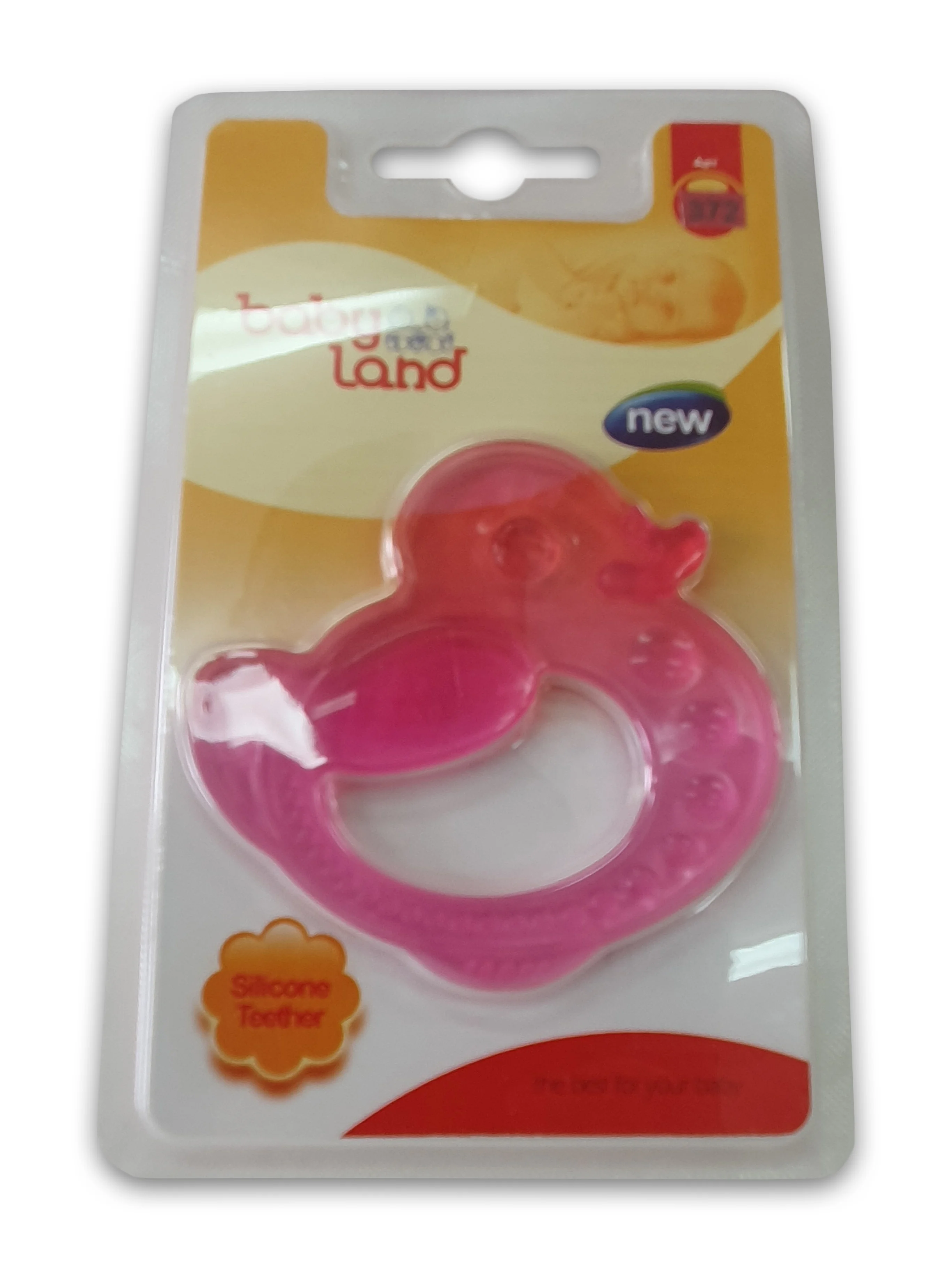 Прорезыватель Baby Land силиконовый Уточка