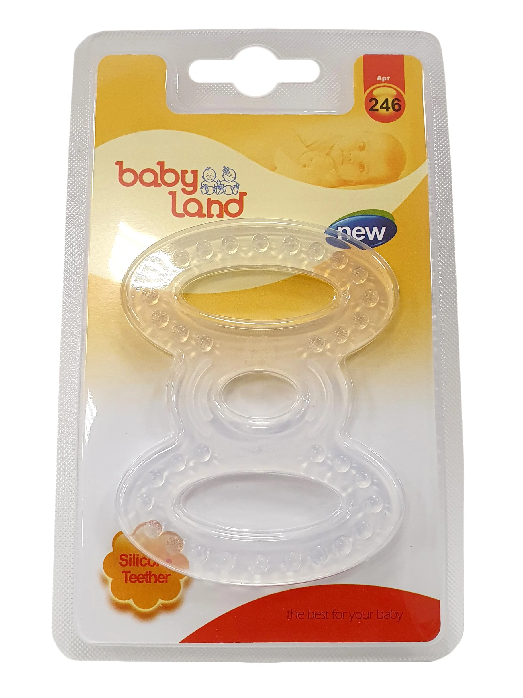 Прорезыватель Baby Land силиконовый Овалы