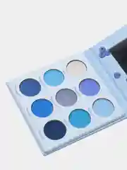 Небесно-голубой тени - глиттер для век 9 оттенков Ever Beauty