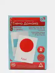 Красный обучающие карточки по методике Глена Домана "Общее развитие"