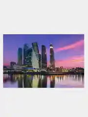 Алмазная мозаика " Москва-Сити" 40х60 см без подрамника