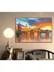 Алмазная мозаика "Прага",  без подрамника, 40 х 60 см