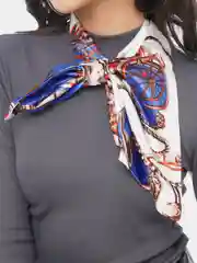 Серебряный шейный платок
