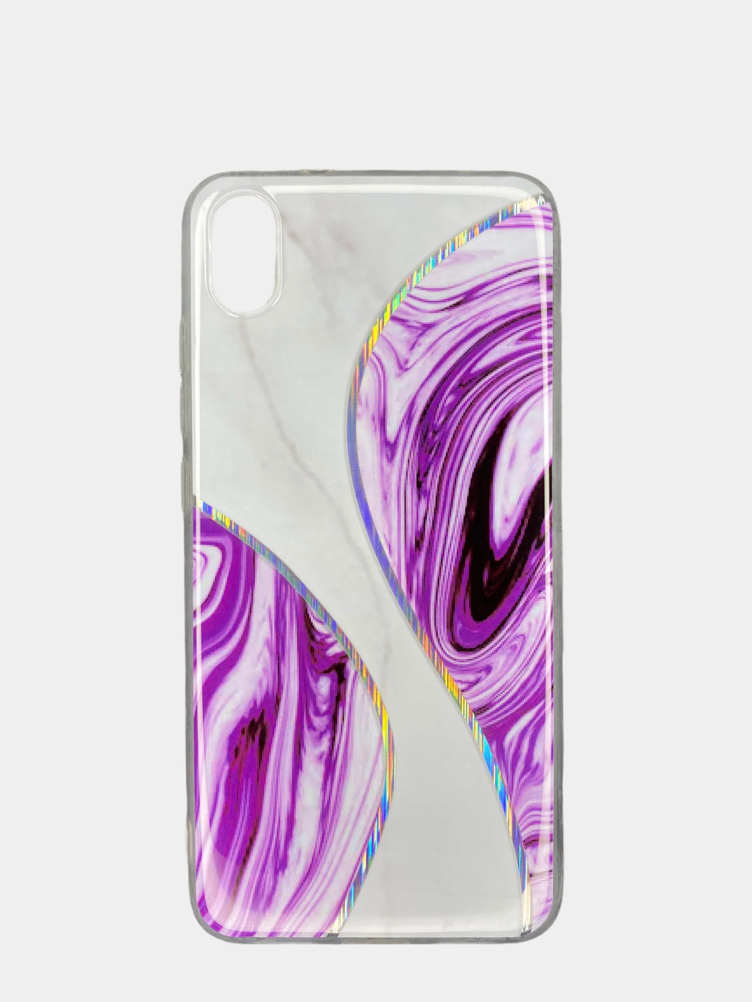 Индиго чехол Xiaomi Redmi 7A, Сяоми Редми 7А силиконовый с мраморным рисунком