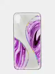 Индиго чехол Xiaomi Redmi 7A, Сяоми Редми 7А силиконовый с мраморным рисунком