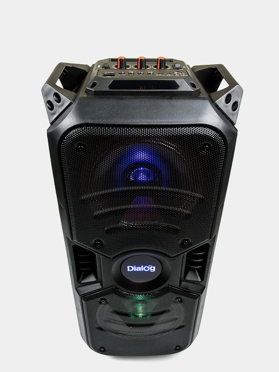 Bluetooth-колонка с подсветкой Dialog AO-11, 26 Вт, с караоке, FM, USB/MicroSD