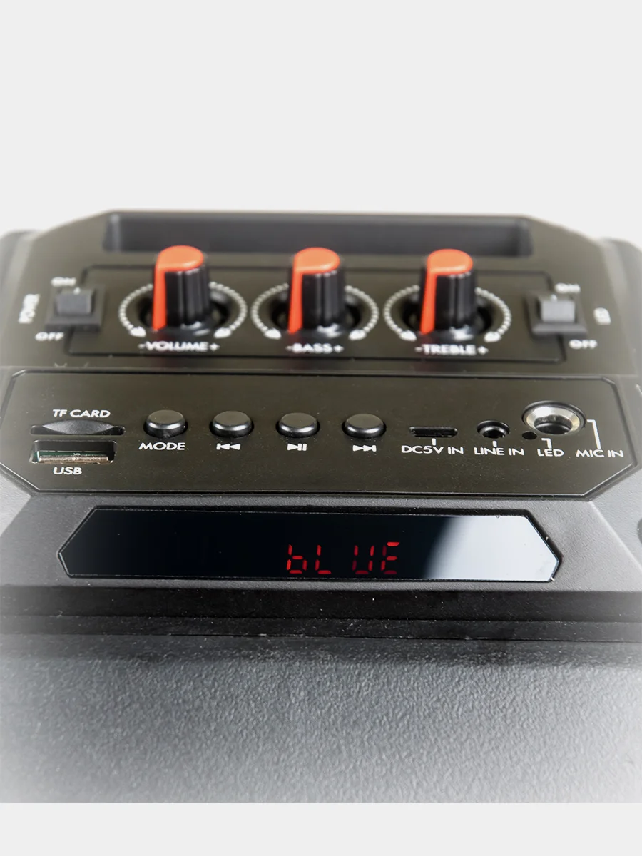 Bluetooth-колонка с подсветкой Dialog AO-11, 26 Вт, с караоке, FM, USB/MicroSD
